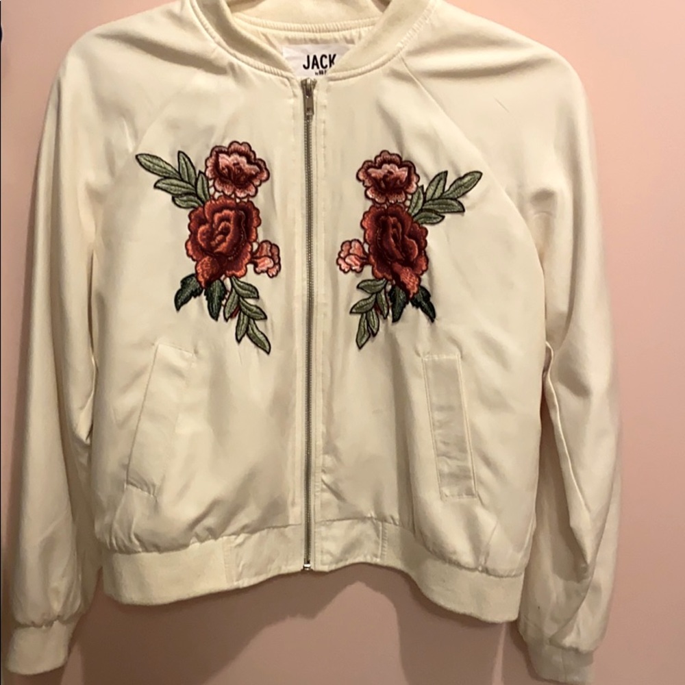 Jack by Bb Dakota Crop Bomber Jacket
